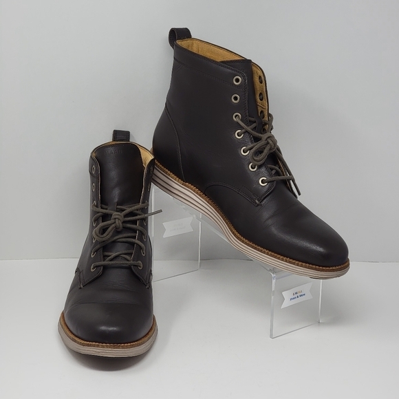 Cole Haan Grand.OS Men's 10.5M Brown Chukka Boots C23421 Pre-owned - Picture 1 of 9